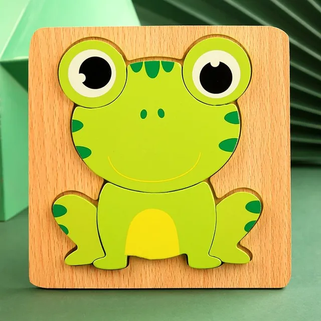 Children's wooden numbered puzzles in different shapes Antonio