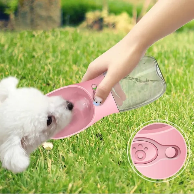 Prenosná fľaša na vodu/krmivo pre psov