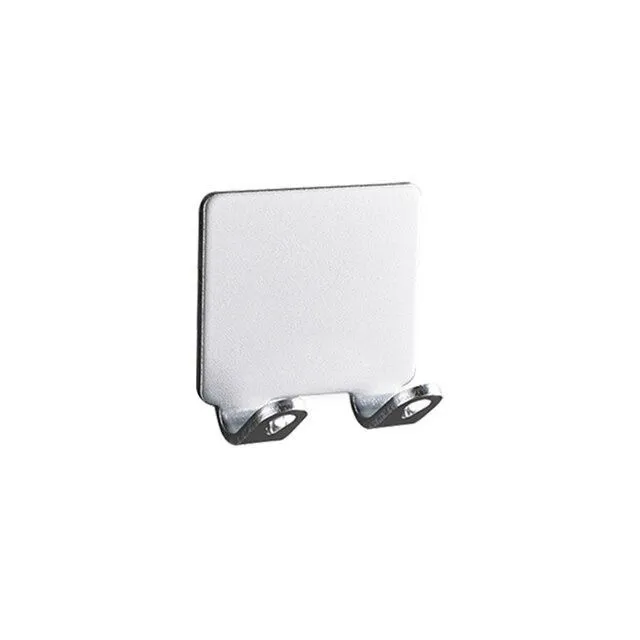 Mirza Stainless Steel Wall Mounted Razor Holder with Self-Adhesive Strip