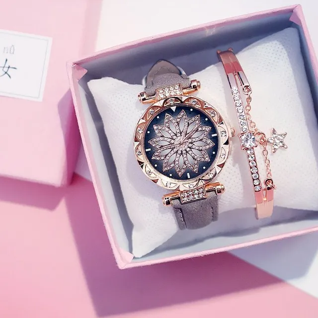 Ladies watch + bracelet Star