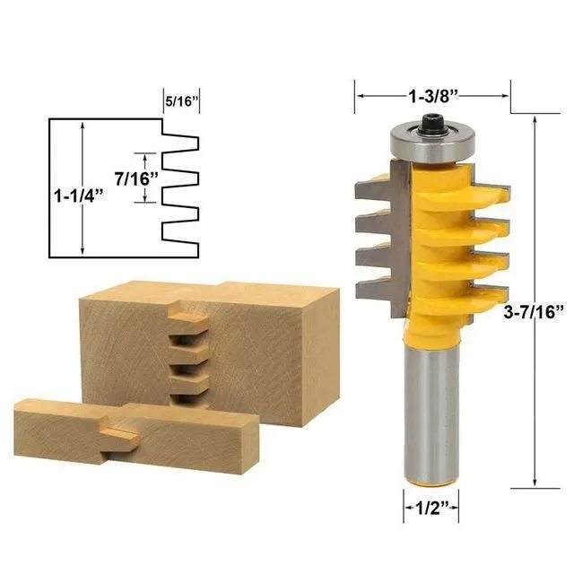 Milling bit for finger joints