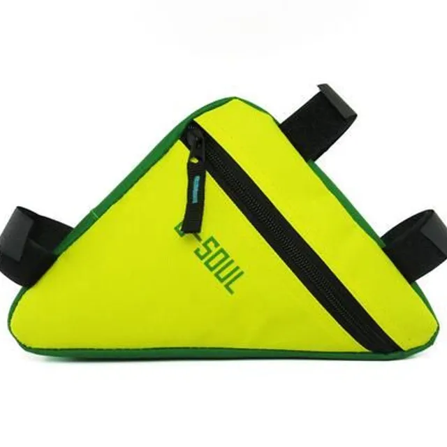 Triangular waterproof bag for bicycle frame