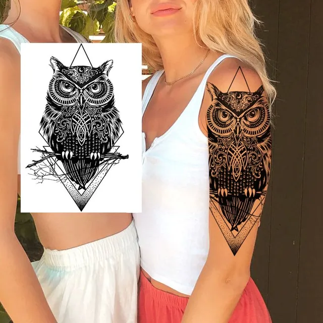 Dámské sexy falešné tetování na těle