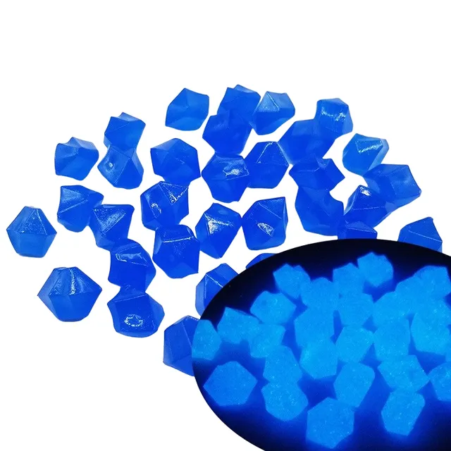 Decorative glowing stones 100 pcs