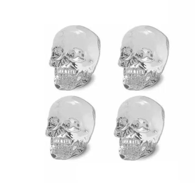Silicone ice mould in the shape of a skull