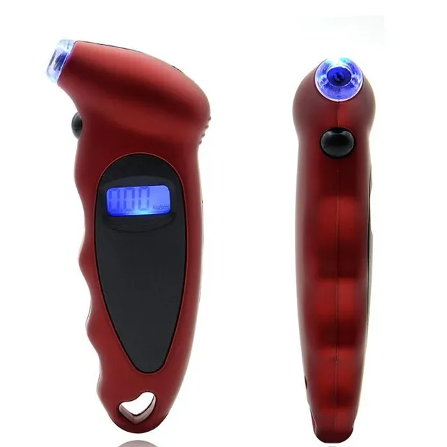 Digital tyre pressure and depth meter