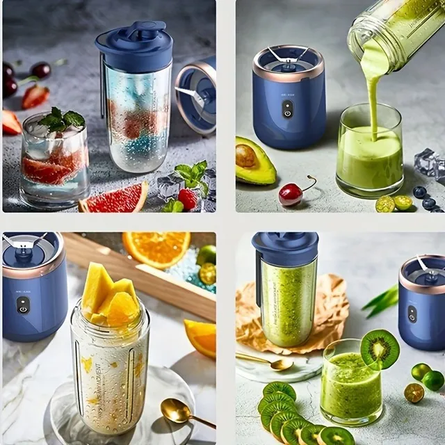 Compact 6-legged travel mixer - automatic smoothie mixer