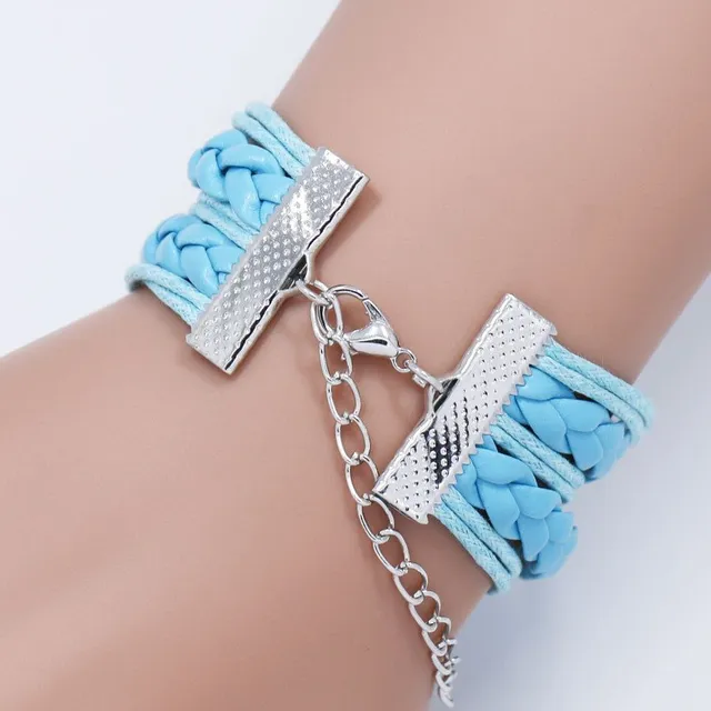 Beautiful multi-layered girls bracelet with favourite princesses