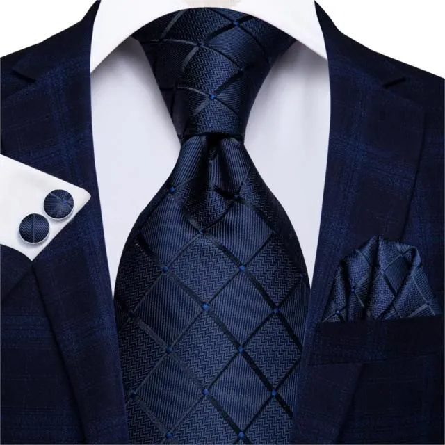 Luxus férfi selyem nyakkendő sn-1656