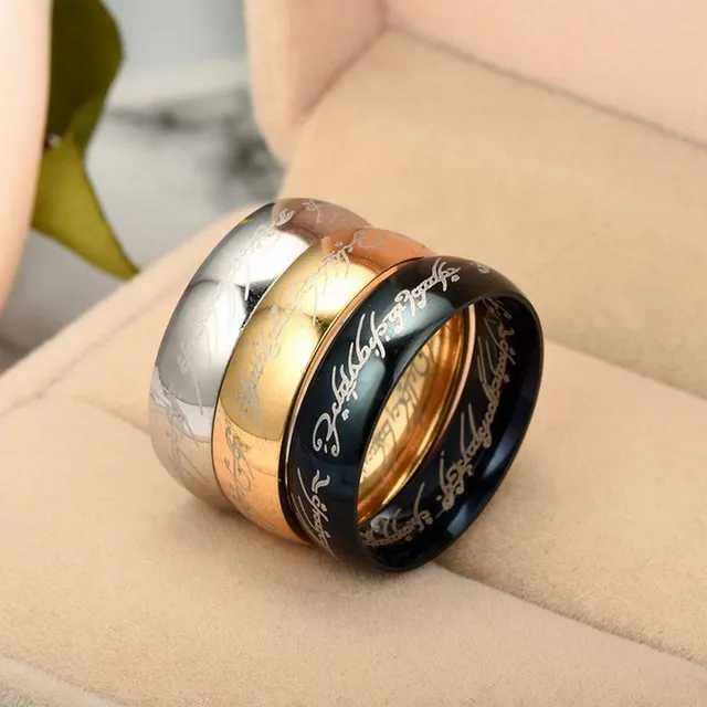 Pánsky prsteň z pána prsteňov - 3 farby