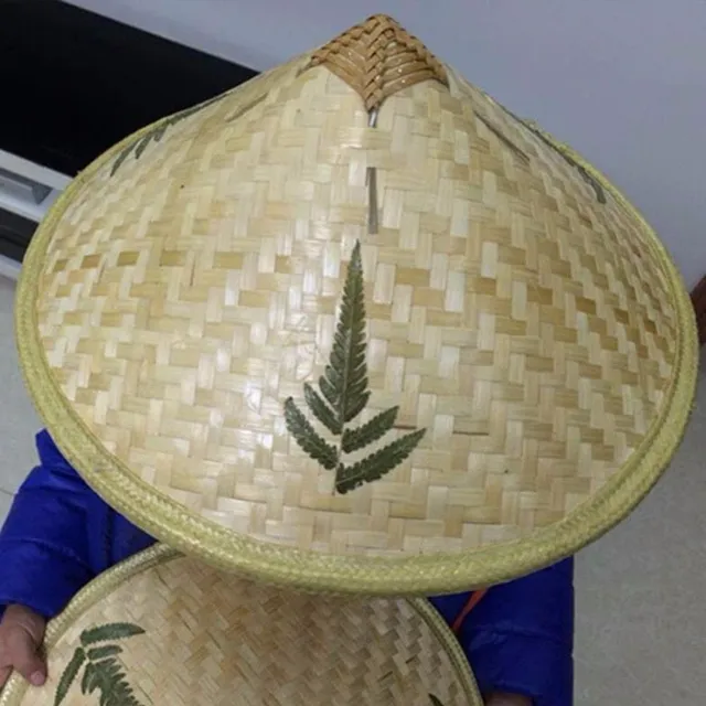 Chinese bamboo retro hat
