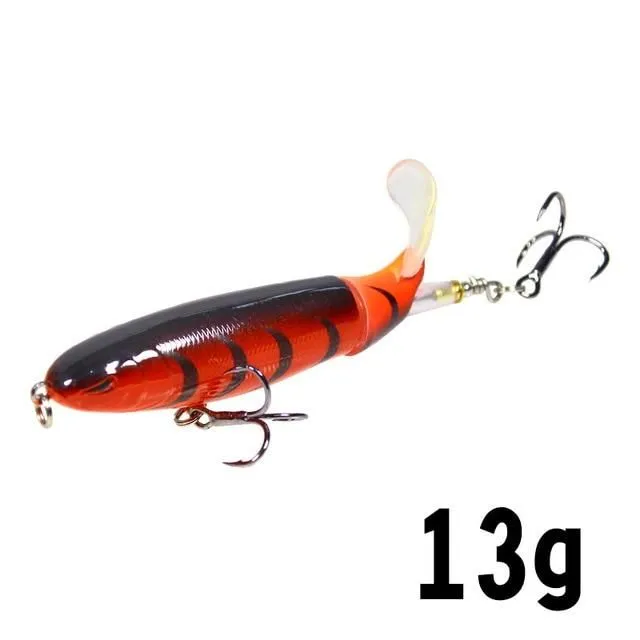 Fish bait with swivel tail