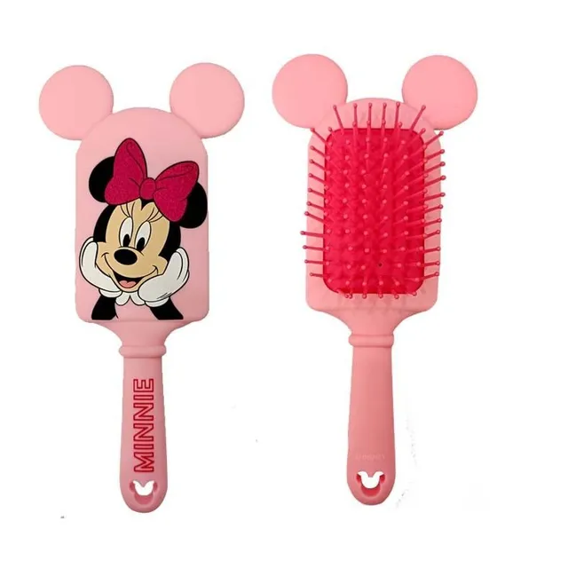 Beautiful hair brush with handle for easy and painless combing of hair - various motifs Janina