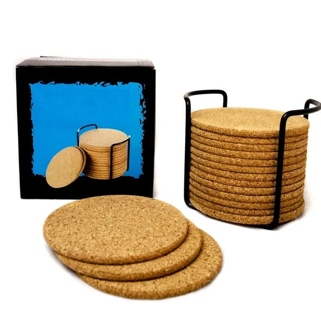 Cork coasters 20 pcs