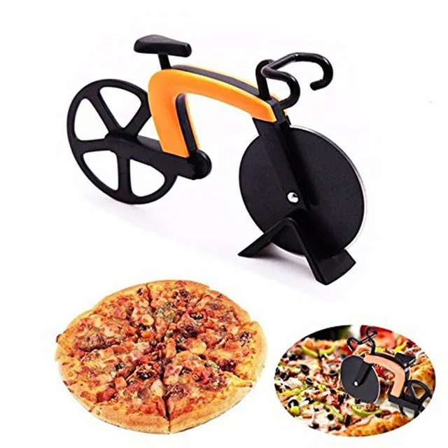 Rezačka na pizzu na bicykli