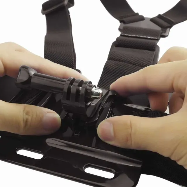 Strap with Go Pro holder