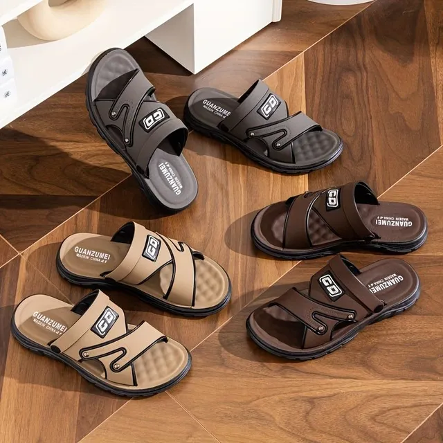 Men's Letters Design Comfortable Sandals