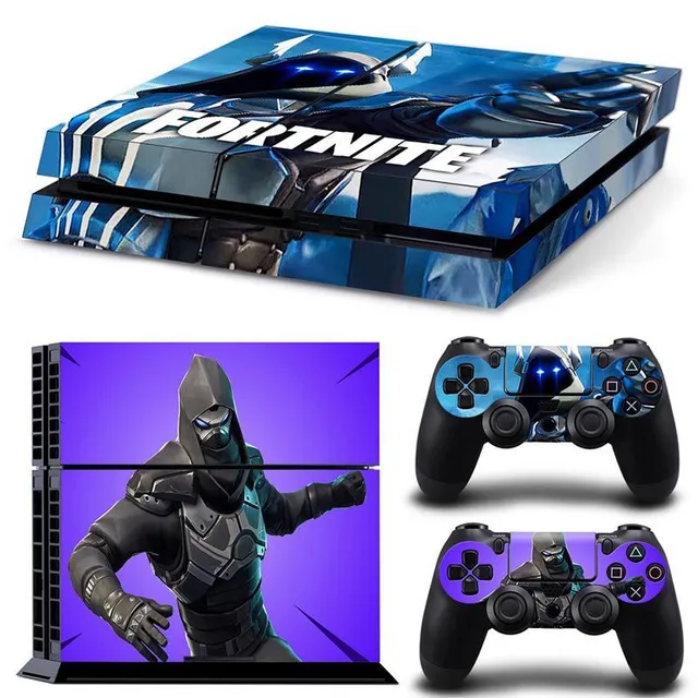 Protective self-adhesive cover for Fortnite-printed game controllers TN-PS4-8765