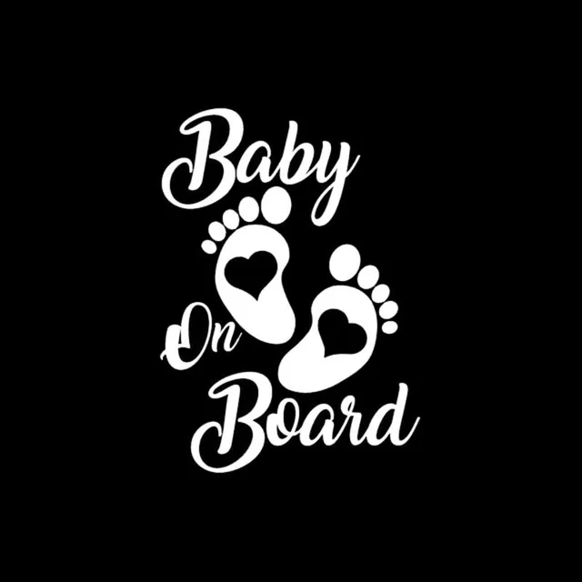Baby on board the car sticker