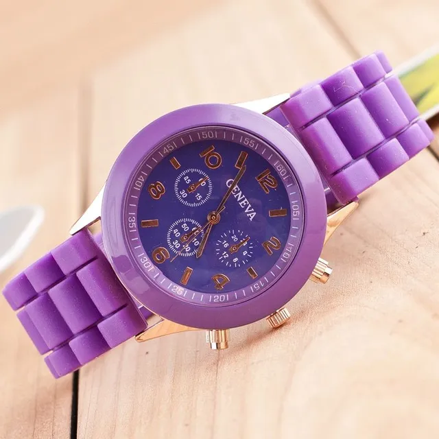 Silicone wristwatch