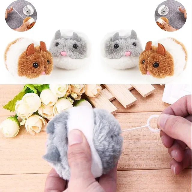 Stretchable toy mice for cats