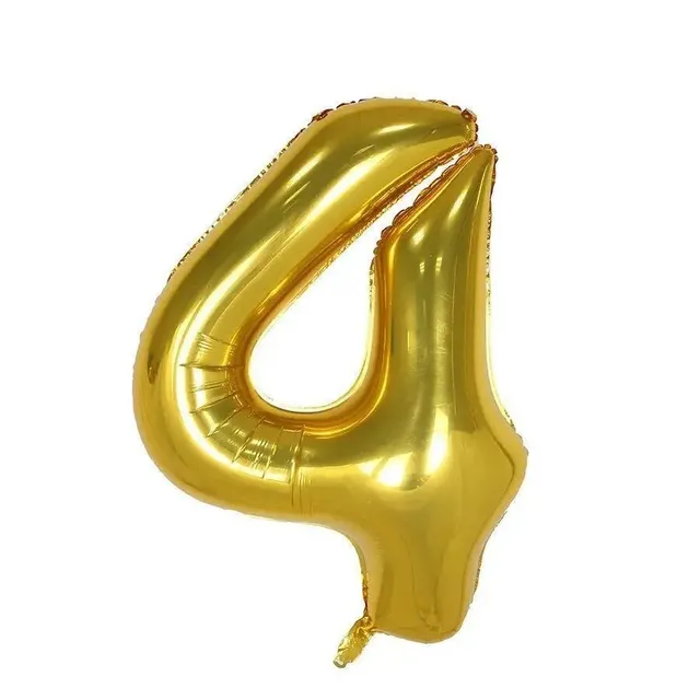 Arany felfújható születésnapi számok