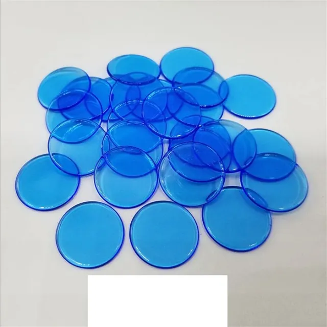 Replacement coloured tokens for board games 100 pieces - more colours Paula