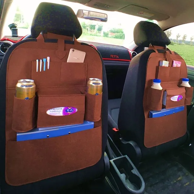 Practical storage organizer in the car