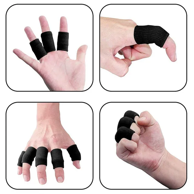 Retractable sports bandage for fingers