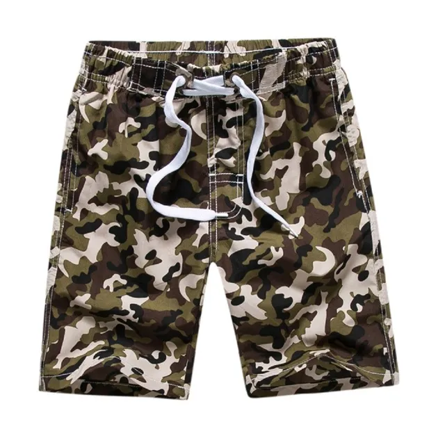 Boys beach shorts camouflage Dion zelena 8