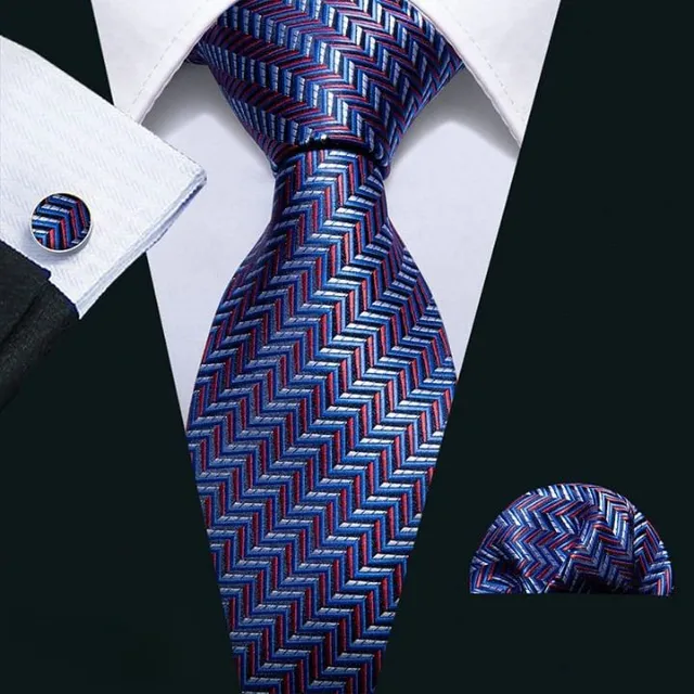 Men's formal luxury set | Tie, Handkerchief, Cufflinks