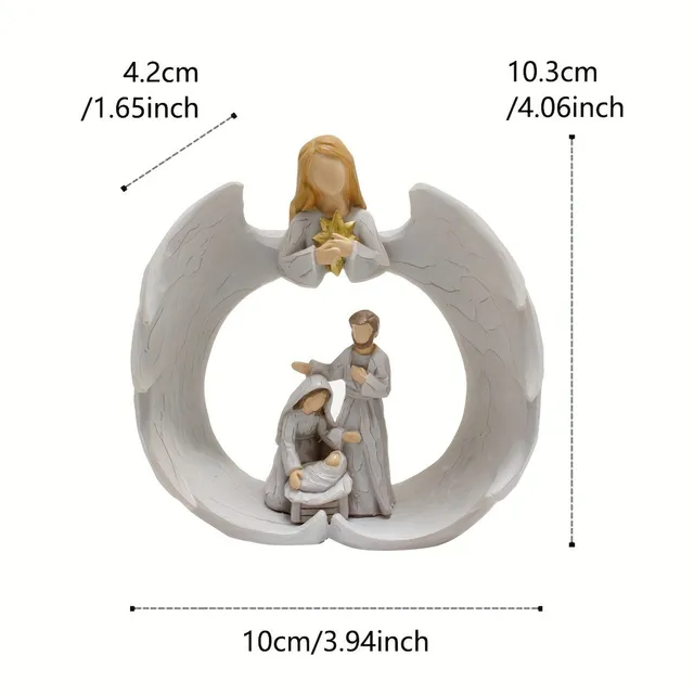 Resin statue of angels: Christmas and Easter decorations to your home