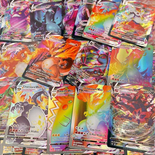 100 véletlenszerű Pokémon V kártya