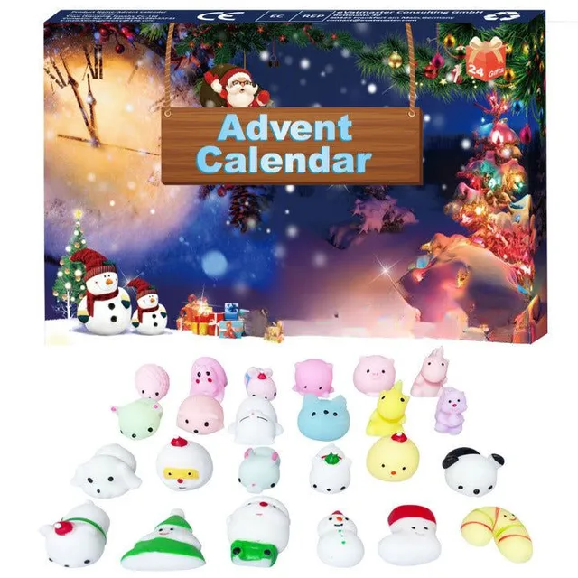 Adventný kalendár s hračkami