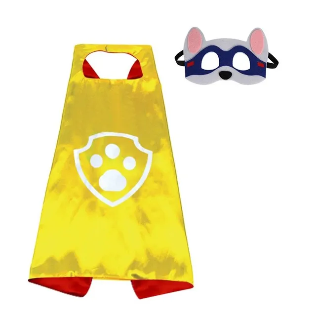 Halloween dog costume with mask for children