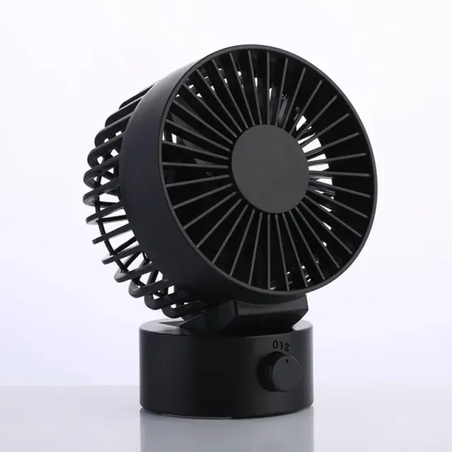 Portable double fan with two speeds