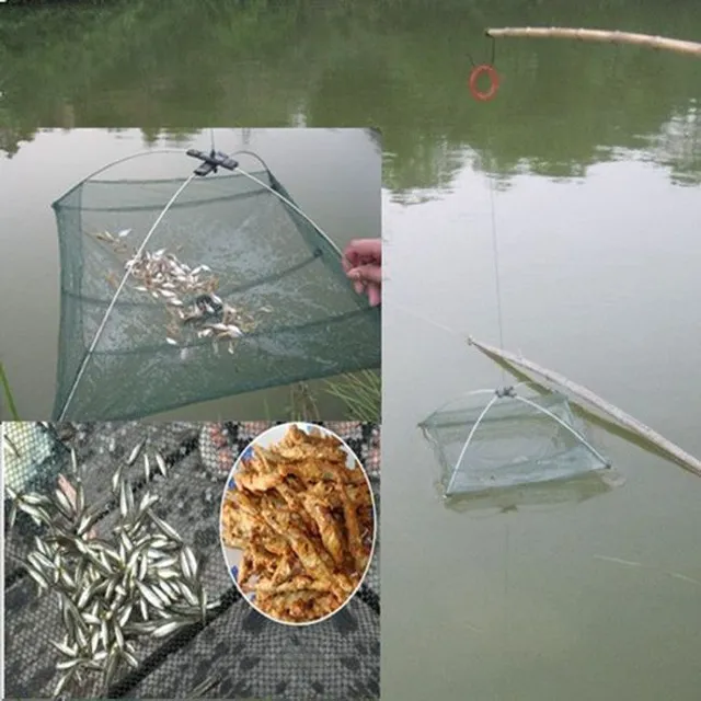 Skladacia rybárska sieť - 60 x 60 cm
