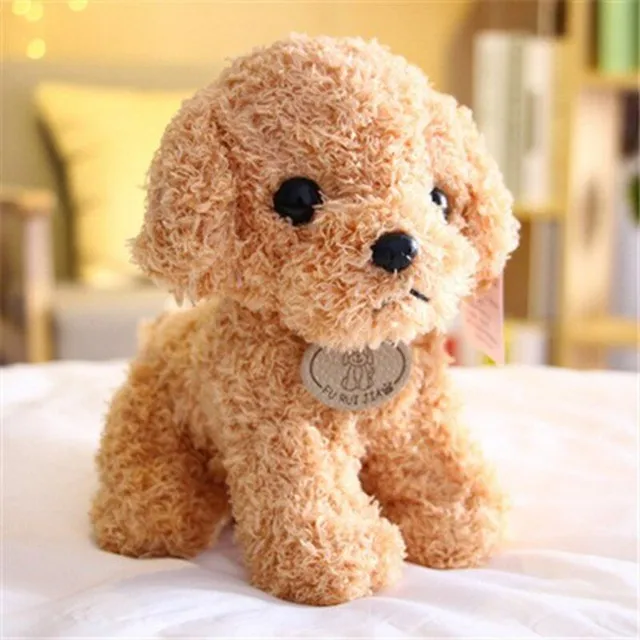 Cute plush dog Lucky