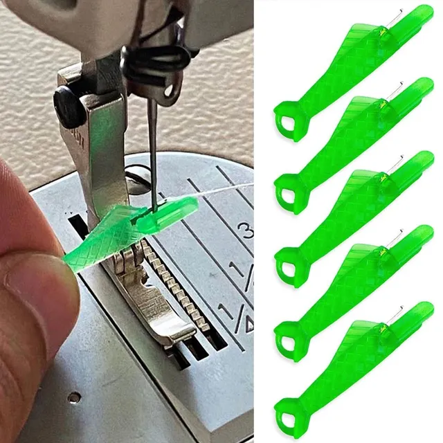 Praktický plastový pomocník na provlíknutí nitě u šicího stroje - více variant Rani