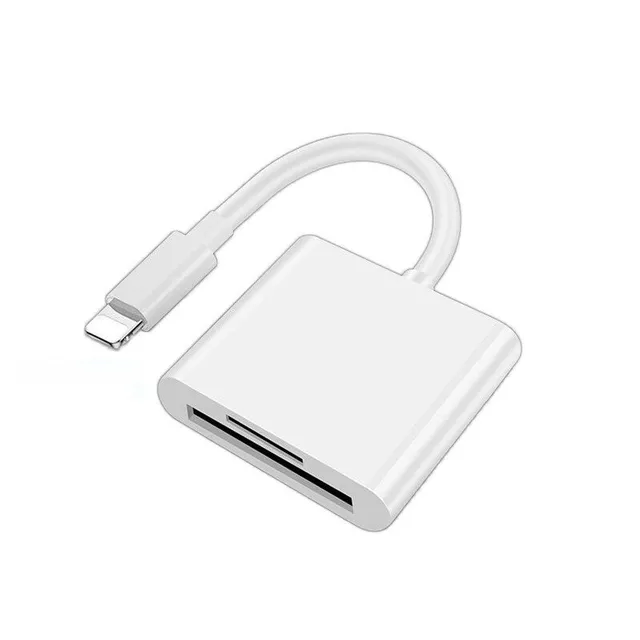 Lightning memory card reader for Apple iPhone