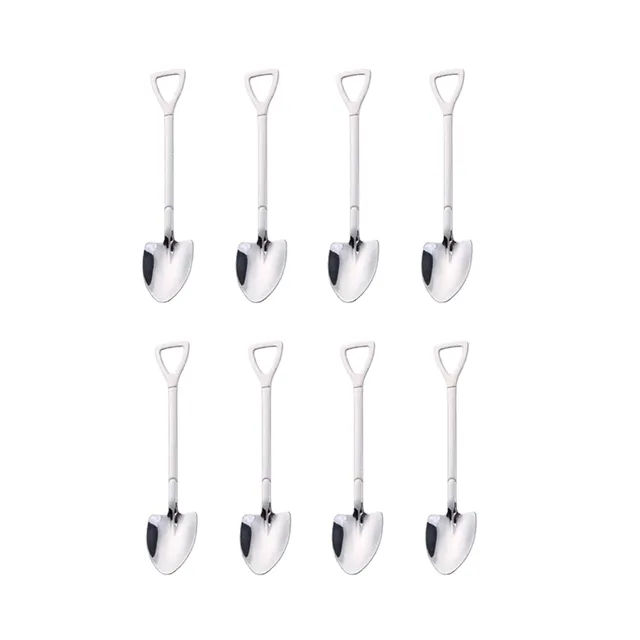 Spoons in the shape of a spade 8 pcs