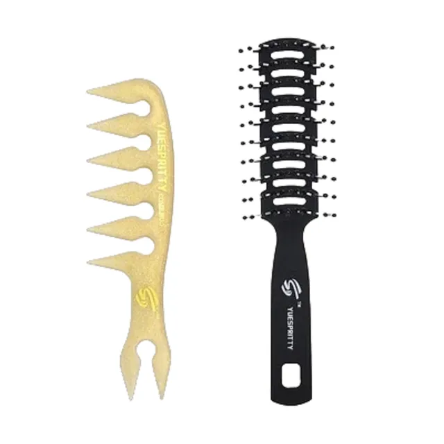 Hair comb Styling comb Hair comb with wide teeth 2 pcs V214