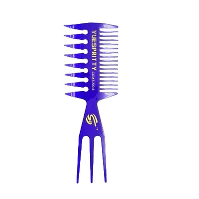 Hair comb Styling comb Hair comb with wide teeth Double sided comb 18,5 x 6.2 cm