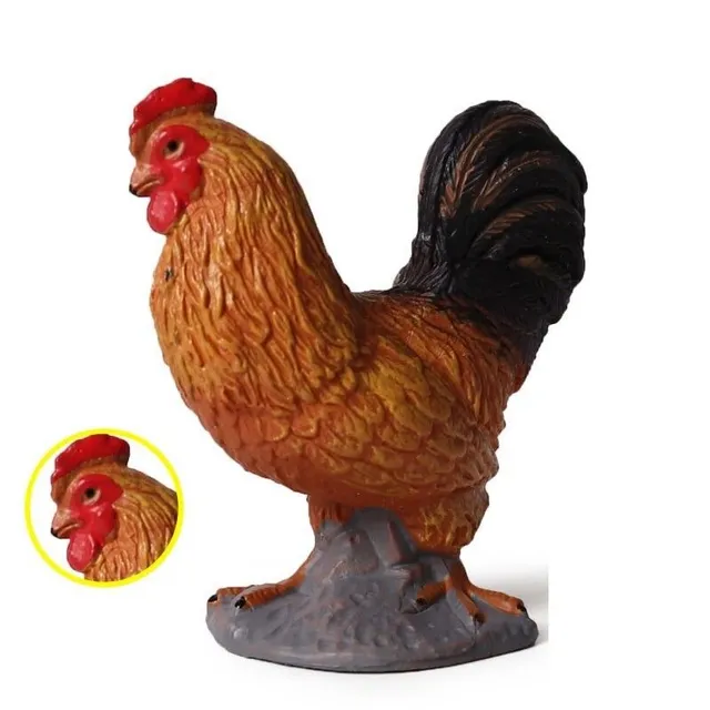 Cock figurine