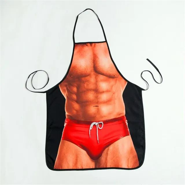 Kitchen apron with printing - Sexy man