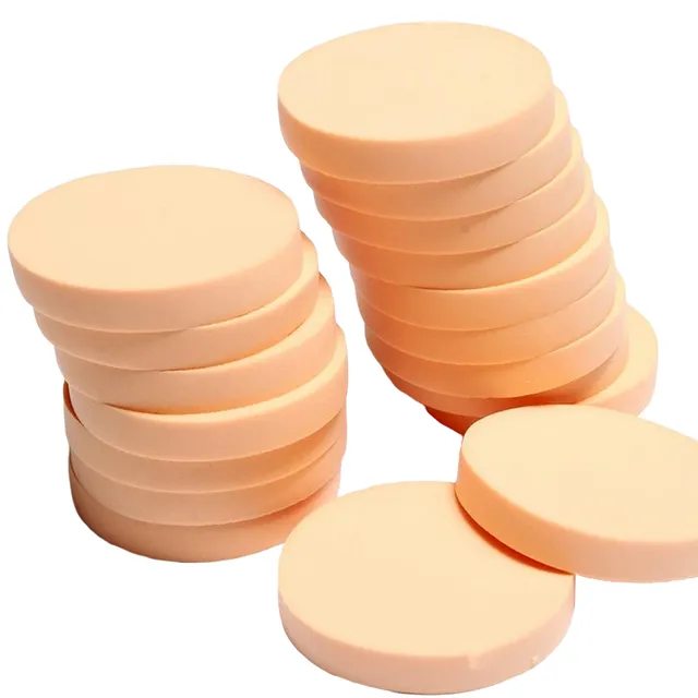 Round sponge for face cleaning 10 pcs