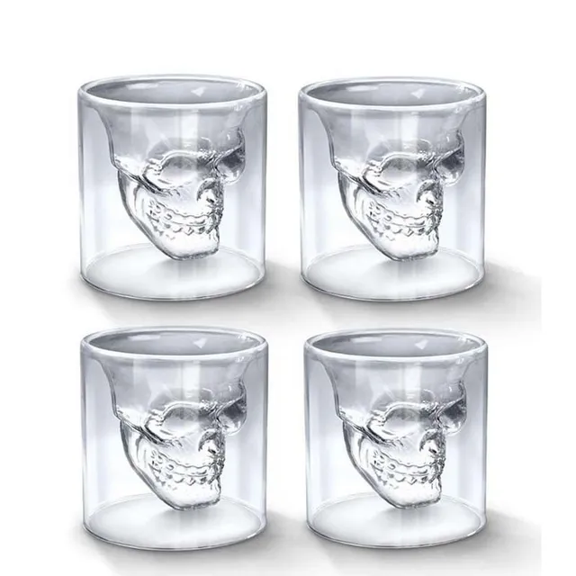 Skull shaped dummy 4 pcs