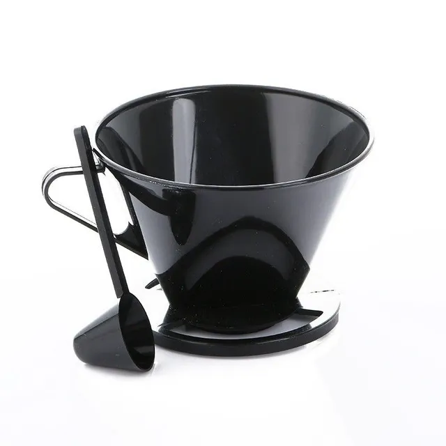 Plastic dripper coffee dripper with measuring cup