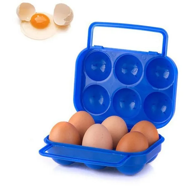 Plastic box for eggs