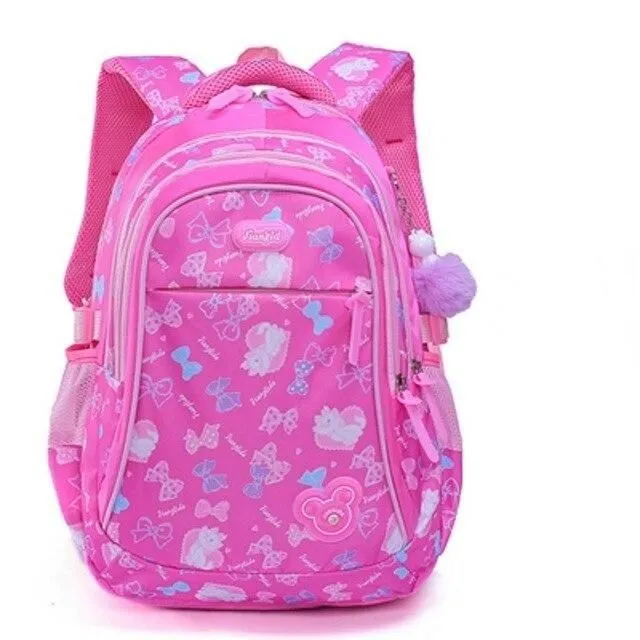 Dievčenský školský batoh